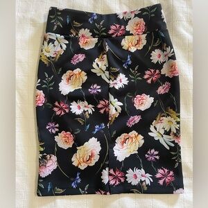 Tahari floral midi Skirt